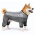 Pet Life ® 'Aura-Vent' Lightweight 4-Season Stretch and Quick-Dry Full Body Dog Jacket Gray X-Small