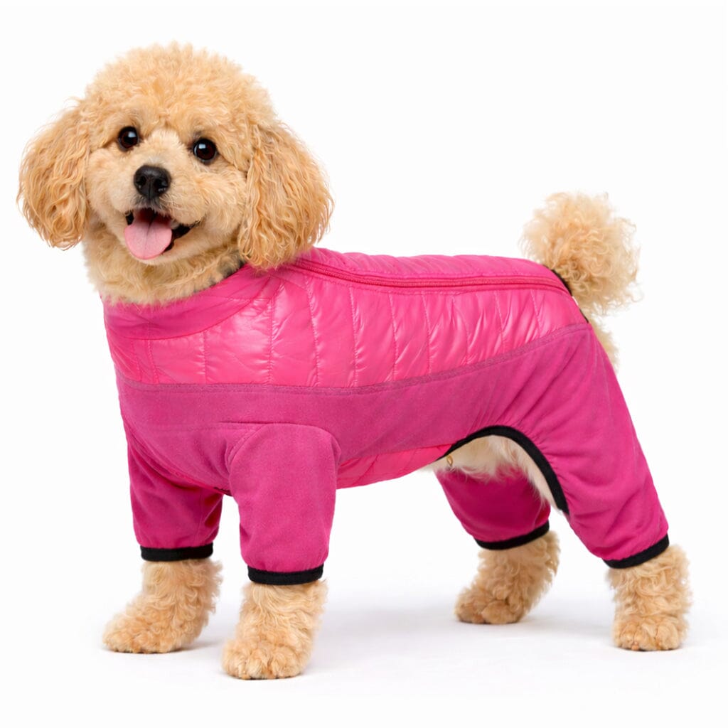 Pet Life ® 'Aura-Vent' Lightweight 4-Season Stretch and Quick-Dry Full Body Dog Jacket Pink X-Small
