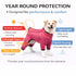 Pet Life ® 'Aura-Vent' Lightweight 4-Season Stretch and Quick-Dry Full Body Dog Jacket