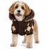 Pet Life ® 'Aygyle Style' 3M Insulated Designer Patterned Suede Dog Coat w/ Removable Hood