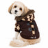 Pet Life ® 'Aygyle Style' 3M Insulated Designer Patterned Suede Dog Coat w/ Removable Hood X-Small