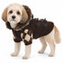 Pet Life ® 'Aygyle Style' 3M Insulated Designer Patterned Suede Dog Coat w/ Removable Hood