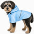 Pet Life ® 'Baby Blue' Waterproof Adjustable Dog Raincoat Jacket w/ Removable Hood X-Small