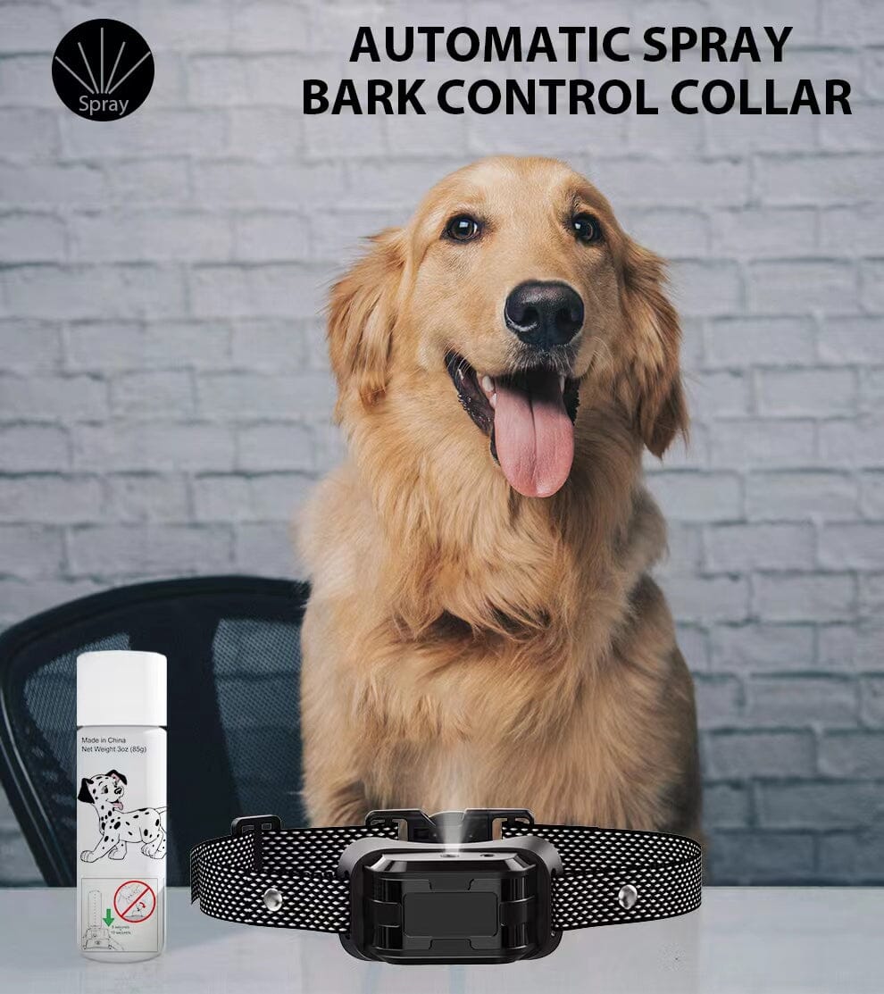 Pet Life ® Bark-Myst 3-Level Sensitivity of Spray and Tone Anti-Bark Dog Collar  