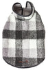 Pet Life ® 'Black Boxer' Classical Fashion Insulated Plaid Dog Coat