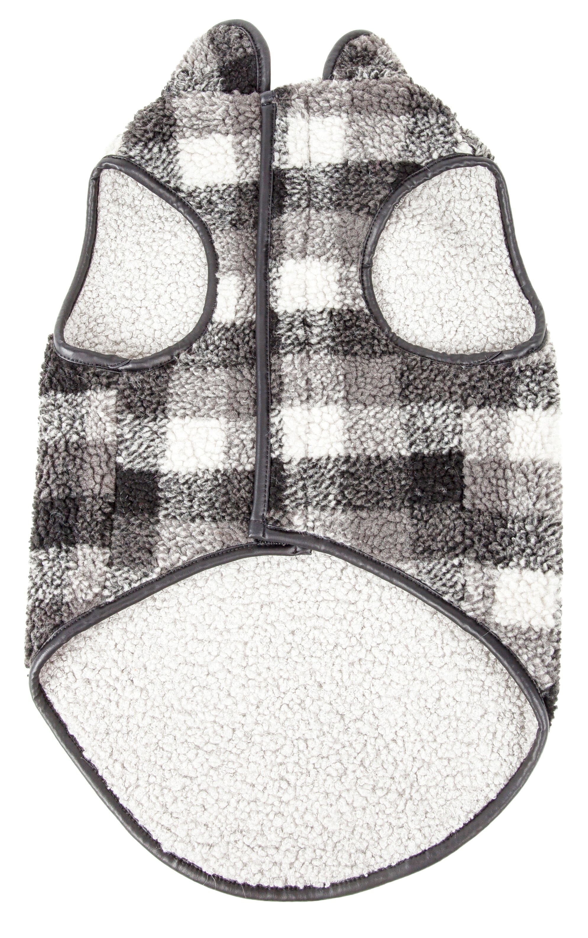 Pet Life ® 'Black Boxer' Classical Fashion Insulated Plaid Dog Coat