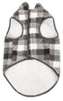 Pet Life ® 'Black Boxer' Classical Fashion Insulated Plaid Dog Coat