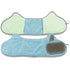 Pet Life ® 'Bryer' 2-in-1 Hand-Inserted Grooming Cat and Dog Microfiber Towel and Pet Hair Brush Combination - 2 Pack