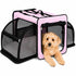 Pet Life ® 'Capacious' Dual-Sided Expandable Spacious Wire Folding Collapsible Lightweight Pet Dog Crate Carrier House Large Pink