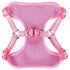 Pet Life ® 'Chichi Shaggy' Mesh Reversed Adjustable Fashion Dog Harness W/ Shaggy Neck Tie