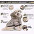 Pet Life ® Classic Metallic Fashion 3M Insulated Dog Coat Parka w/ Removable Hood