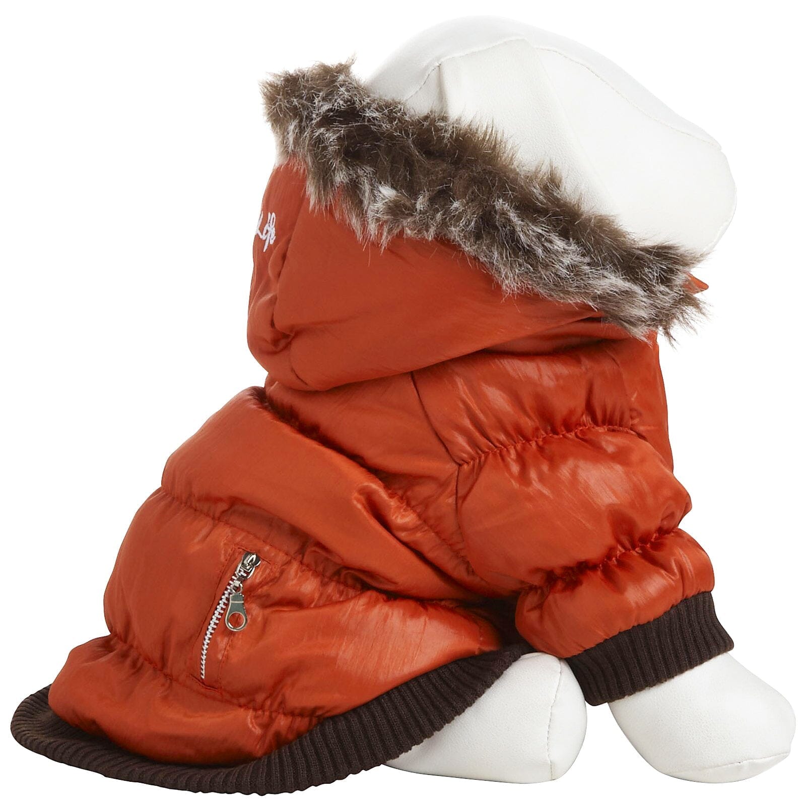 Pet Life ® Classic Metallic Fashion 3M Insulated Dog Coat Parka w/ Removable Hood