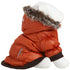 Pet Life ® Classic Metallic Fashion 3M Insulated Dog Coat Parka w/ Removable Hood