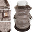 Pet Life ® Classic Metallic Fashion 3M Insulated Dog Coat Parka w/ Removable Hood