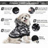 Pet Life ® Classic Metallic Fashion 3M Insulated Dog Coat Parka w/ Removable Hood