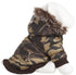 Pet Life ® Classic Metallic Fashion 3M Insulated Dog Coat Parka w/ Removable Hood