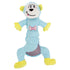 Pet Life ® 'Cuddle Plush' Mesh and Plush Squeaking Dog Toy Light Blue