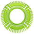 Pet Life ® 'Denta-Bark' Sporty Durable Flexible Toss and Fetch Frisbee Oral Hygiene Pet Dog Toy Green