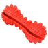 Pet Life ® 'Denta-Bone' TPR Treat Dispensing and Dental Cleaning Durable Dog Toy