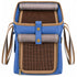 Pet Life ® Dual Snap Pocketed Fashion Designer Canvas Travel Pet Dog Carrier