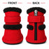 Pet Life ® 'Duggz' 3M Insulated Winter Fashion Dog Shoes Booties - Set of 4