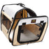 Pet Life ® 'Easy Folding' Zippered Folding Collapsible Wire Framed Lightweight Pet Dog Crate Carrier