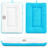 Pet Life ® 'Eco-Paw' Reversible Eco-Friendly Recyclabled Polyfill Fashion Designer Pet Dog Bed Mat Lounge Medium Blue And Aqua