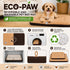Pet Life ® 'Eco-Paw' Reversible Eco-Friendly Recyclabled Polyfill Fashion Designer Pet Dog Bed Mat Lounge