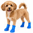 Pet Life ® Elastic Protective Multi-Usage All-Terrain Rubberized Dog Shoes - Set of 4