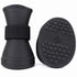 Pet Life ® Elastic Protective Multi-Usage All-Terrain Rubberized Dog Shoes - Set of 4