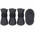 Pet Life ® Elastic Protective Multi-Usage All-Terrain Rubberized Dog Shoes - Set of 4 X-Small Black