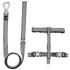 Pet Life ® 'Escapade' Outdoor Series 2-in-1 Convertible Dog Leash and Harness Gray Small