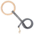 Pet Life ® 'Ever-Craft' Boutique Series Beechwood and Leather Designer Dog Leash Gray