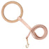 Pet Life ® 'Ever-Craft' Boutique Series Beechwood and Leather Designer Dog Leash Pink