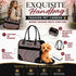 Pet Life ® Exquisite Airline Approved Designer Travel Pet Dog Handbag Carrier