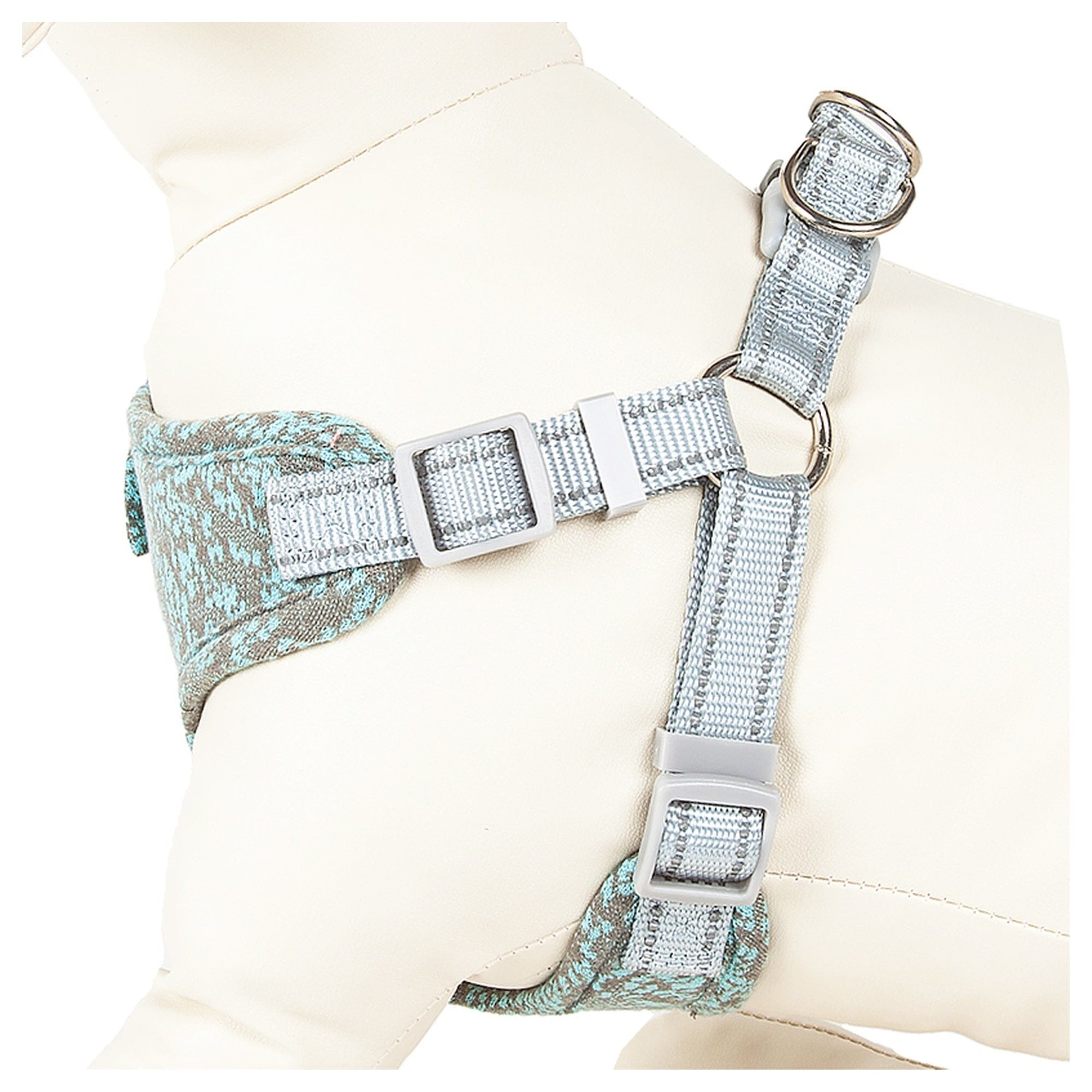 Pet Life ® 'Fidomite' Mesh Reversed and Adjustable Fashion Dog Harness W/ Designer Bowtie