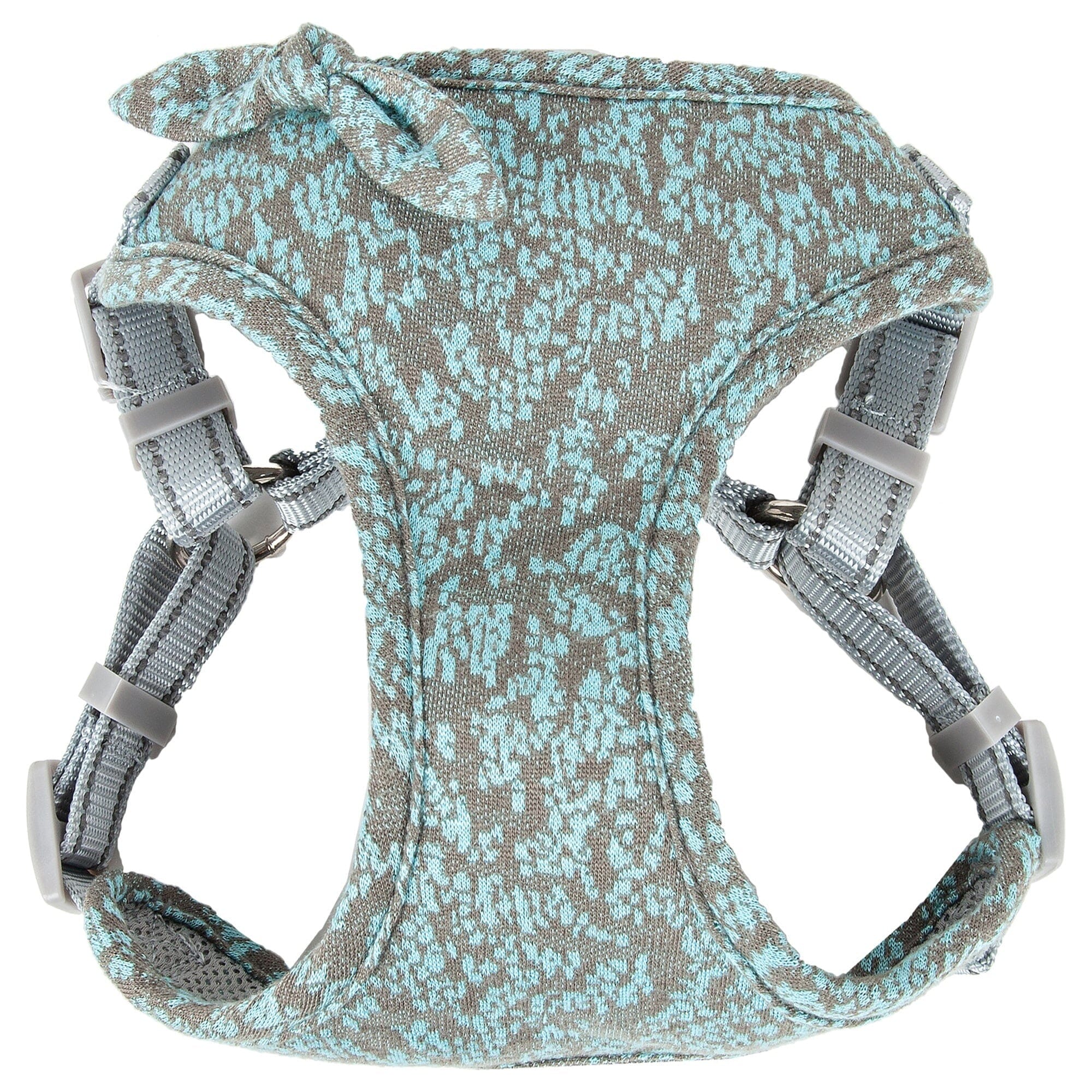 Pet Life ® 'Fidomite' Mesh Reversed and Adjustable Fashion Dog Harness W/ Designer Bowtie X-Small