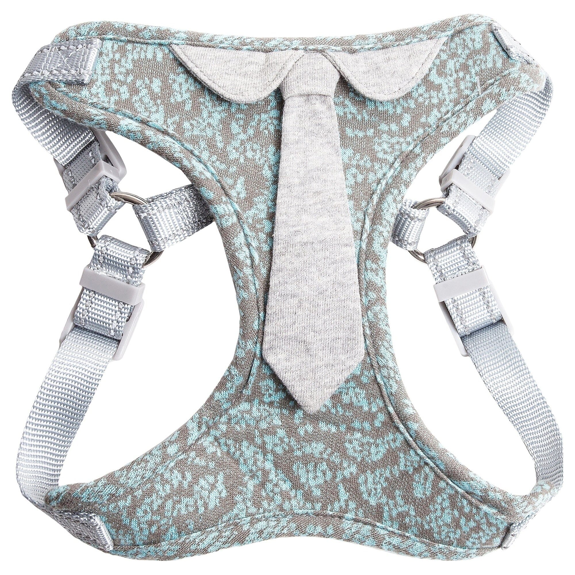 Pet Life ® 'Fidomite' Mesh Reversed and Adjustable Fashion Dog Harness W/ Designer Neck Tie X-Small