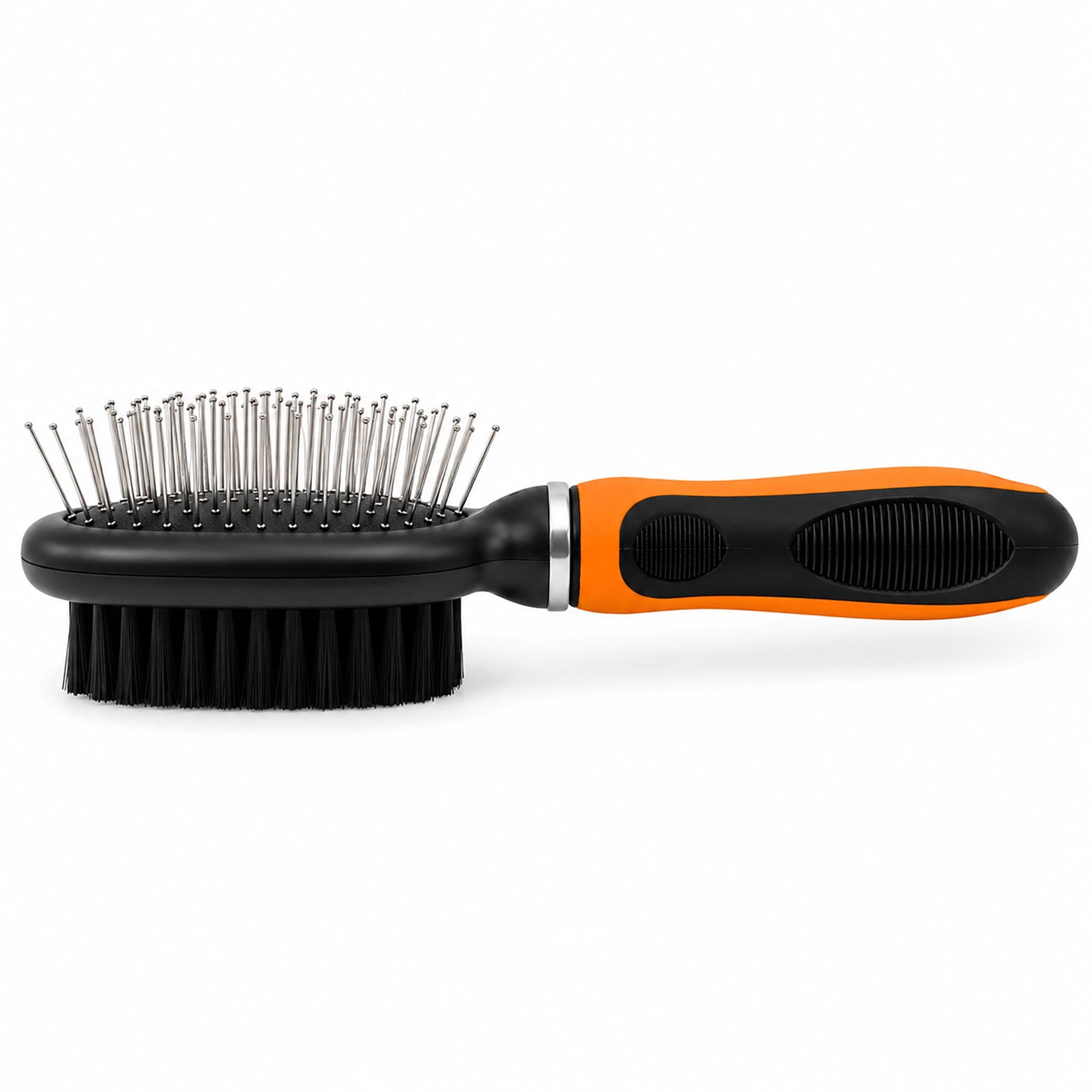 Pet Life ® Flex Series 2-in-1 Dual-Sided Pin and Bristle Grooming Pet Brush