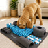 Pet Life ® “ForageScape” Interactive Treat Hiding Multi-Puzzle Pet Snuffle Mat