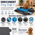Pet Life ® “ForageScape” Interactive Treat Hiding Multi-Puzzle Pet Snuffle Mat