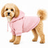 Pet Life ® French Terry Ultra-Soft Quick-Drying Hooded Dog Sweater X-Small Pink