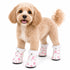 Pet Life ® Fur-Comfort 3M Insulated Fashion Fur and PVC Waterproof Winter Dog Boots - Set of 4