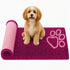 Pet Life ® 'Fuzzy' Quick-Drying Anti-Skid and Machine Washable Dog Mat Pink