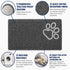 Pet Life ® 'Fuzzy' Quick-Drying Microfiber Anti-Skid and Machine Washable Dog Mat Pet Bed - 2 Pack - Gray