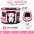 Pet Life ® “GoHaven” Collapsible Sturdy Travel Pet Playpen