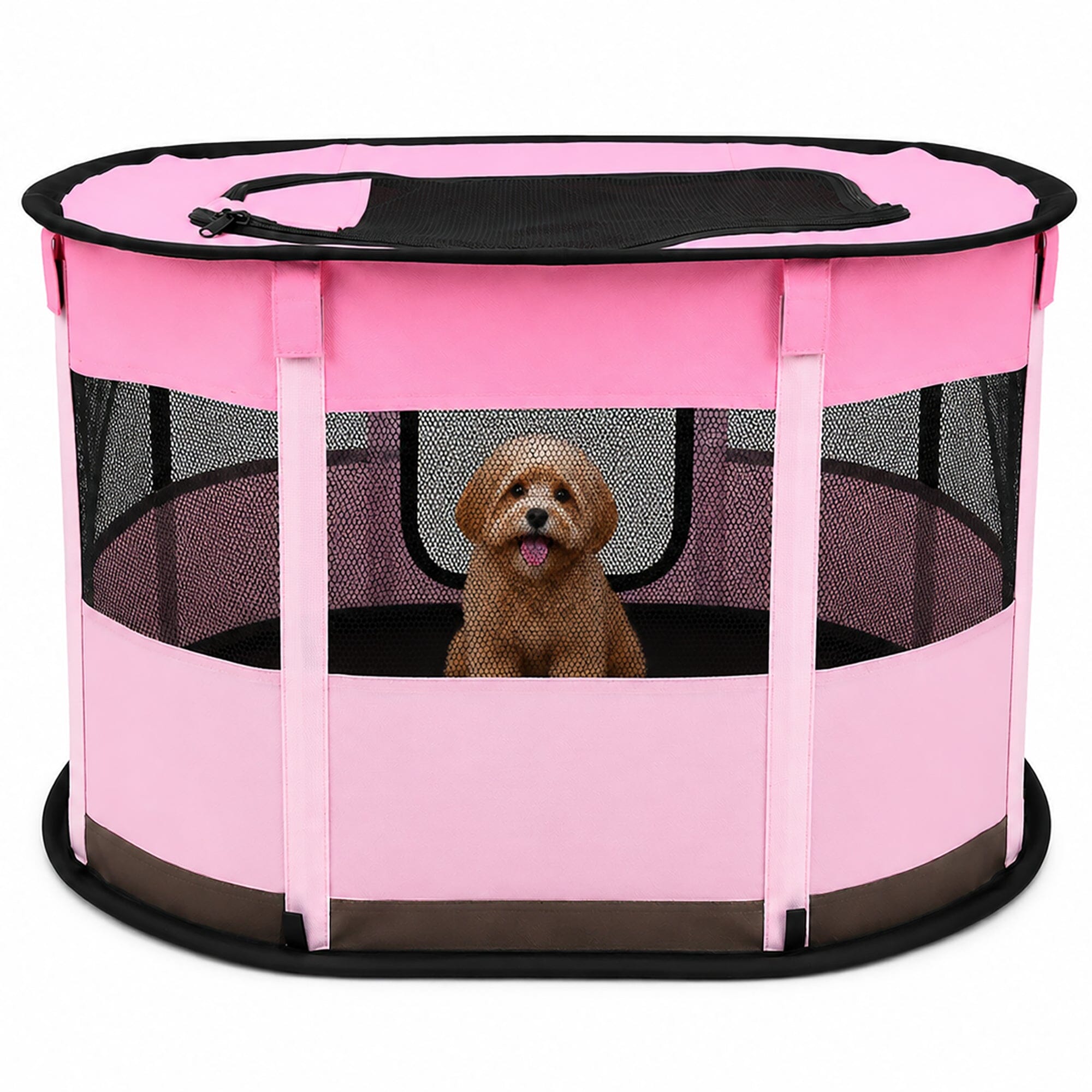 Pet Life ® “GoHaven” Collapsible Sturdy Travel Pet Playpen