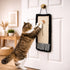 Pet Life ® Hanging Carpet Cat Scratcher Lounger and Cat Toy - 2 Piece Set