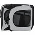 Pet Life ® 'Hounda Accordion' Metal Framed Soft-Folding Collapsible Dual-Sided Expandable Pet Dog Crate
