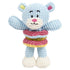 Pet Life ® 'Hugga-Bear' Plush Squeaking and Rubber Teething Newborn Puppy Dog Toy Light Blue